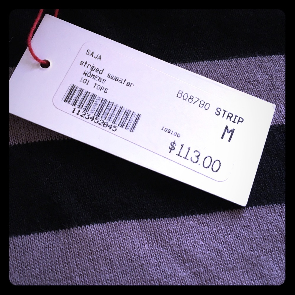 BNWT SAJA STRIPED SWEATER 💥